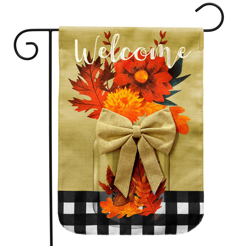 Drapeau de jardin d'automne