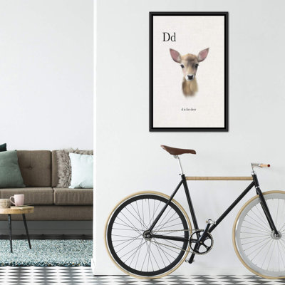Décoration murale pour enfants «D Is For Deer»
