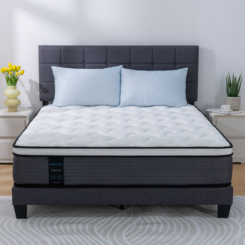Protaras pour matelas en mousse moyenne hybride, Lit double, 10"