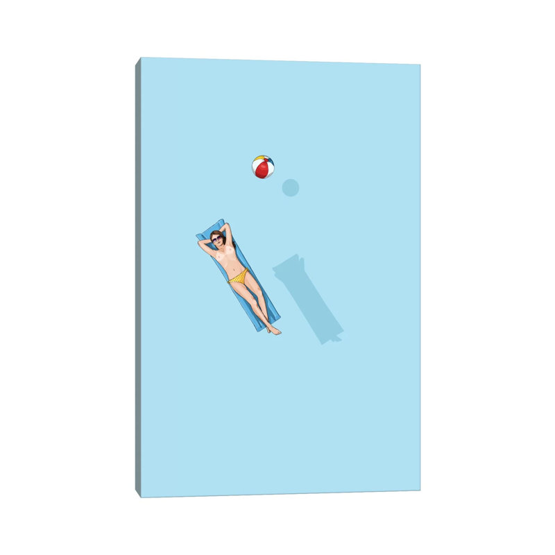 Float Under The Sun by Jason Ratliff - Print on Canvas, 20.32 cm H x 30.48 cm W, Wrapped Canvas