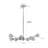9-Light Crystal Chandelier With Adjustable Height-2056800326