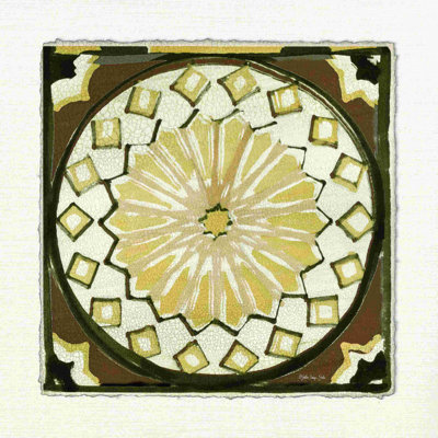 Motif de tuile marocaine IV par Stellar Design Studio, reproduction sur toile tendue