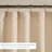 Waffle Textured Cotton Blend Shower Curtain-2136628045