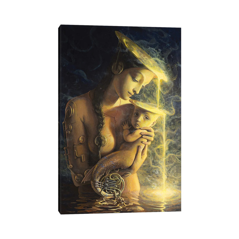 The Fountain II by Adrian Borda - Wrapped Canvas Print, 66.04 cm H x 45.72 cm W