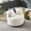 Fauteuil d'appoint avec roulettes Julian
