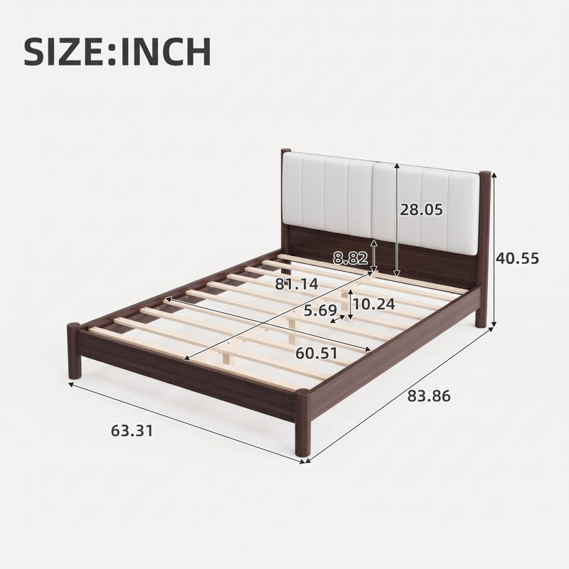Lit plateforme Vellum, Queen, Espresso