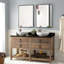 Miroir mural de salle de bain avec cadre rectangulaire en métal-1391556019-1391556020