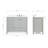 Cambridge 43" Single Bathroom Vanity Set-46247150