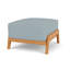 Alpine Rectangle Outdoor Teak Ottoman Patio Ottoman-350651379