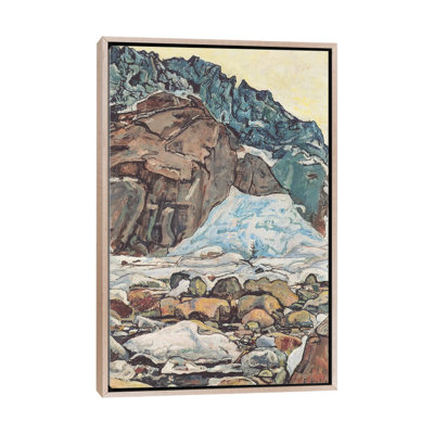 Le glacier de Grindelwald, 1912 - Reproduction d'art mural - Toile encadrée