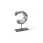 Cast Eroded Circle on Stand
