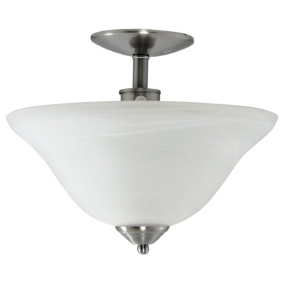 Glass Semi Flush Mount