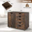 78cm Wide 5 -Drawer Mobile File Cabinet