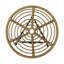 Table d'appoint avec tissage tendance