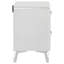 Table de chevet 2 tiroirs Cassia blanc ultrabrillant