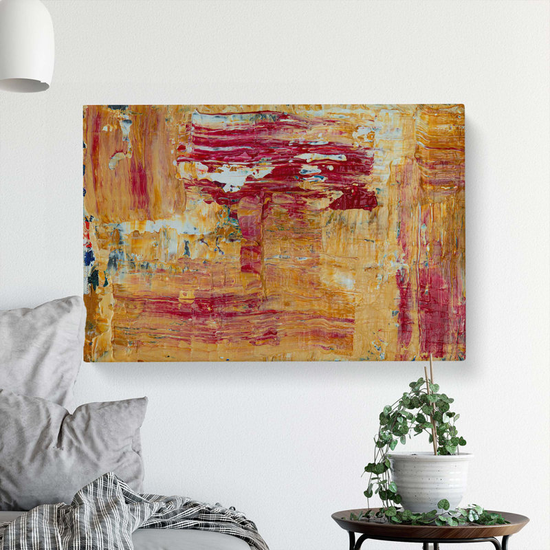 Abstract Art Painting Vol.156 by S.Johnson - Wrapped Canvas Painting, 40cm H x 60cm W x 3cm D