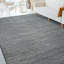 Hand Knotted Area Rug in Gray/White-475382185