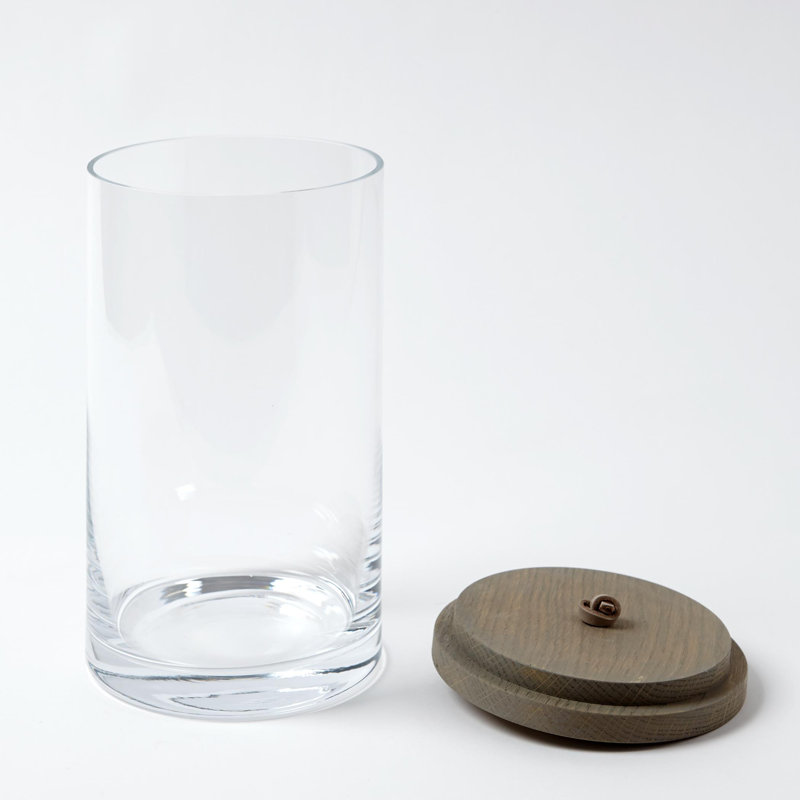 Rustic Canister, 10.5" H x 6" W x 6" D