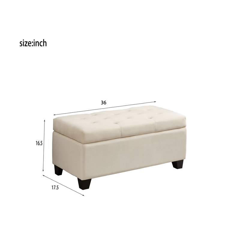 Repose-pieds Niyan, Tissu beige clair