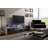 Casares 76.3" Modern TV Stand with LED Lighting, High Gloss Finish, Media Storage-1131669559