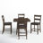 East Harptree 4 - Person Solid Wood Solid Wood Top Four Leg Dining Set
