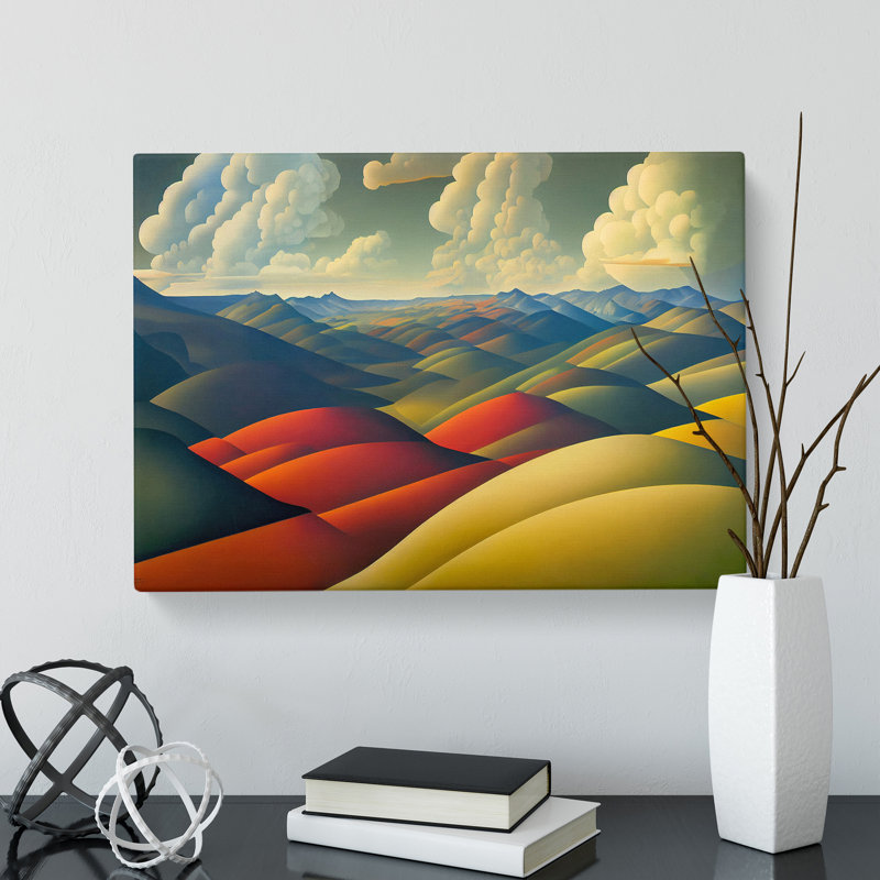 Wonderful Mountain View - Wrapped Canvas, 35cm H x 50cm W x 3cm D