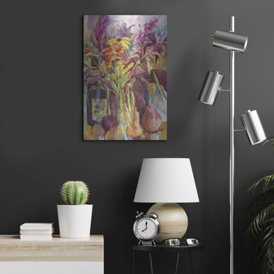 «Petals of Purple» par Annelein Beukenkamp, art mural en métal