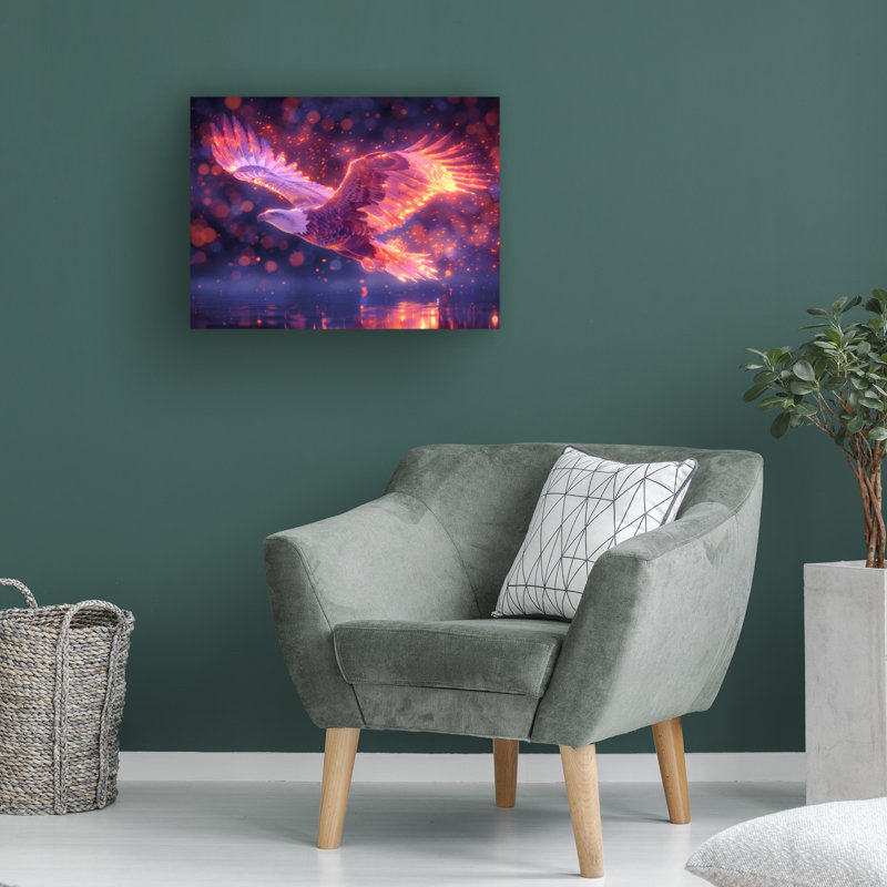 Art sur toile aigle chauve bolologien bolologien 1, H 14 po x l 19 po