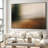 Extra Large Wall Art Fabric Print - Modern Neutral Abstract Landscape for Contemporary Home Artwork Decor for Living Room or Bedroom - "Frame Assembly Required (Unfinished Frame)"-117434990