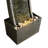 Barcot 38.58" Modern Curved Waterfall Fountain with LED Lights-1432217110