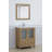 Brescia 30" Single Sink Freestanding Bathroom Vanity with Ceramic Top and Matching Mirror-1418267421