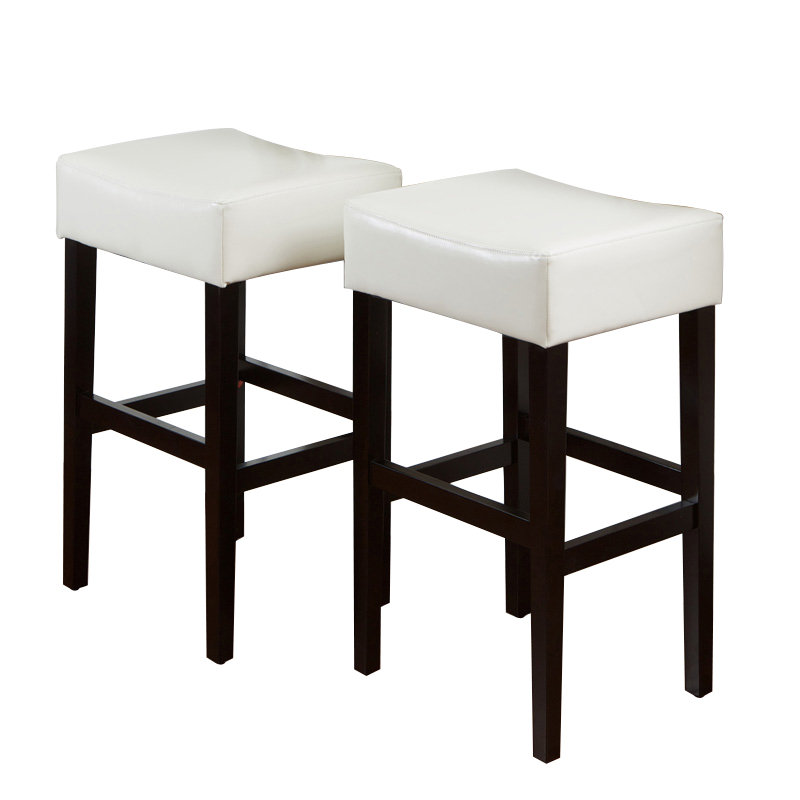 Upholstered Counter Stool, Ivory