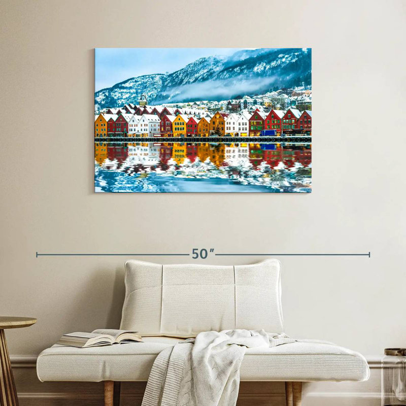 Gillard Bergen en hiver, H 26 po x l 39 po