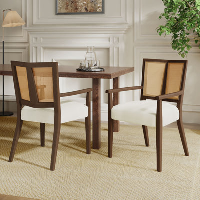 Ensemble de 2 chaises avec accoudoirs