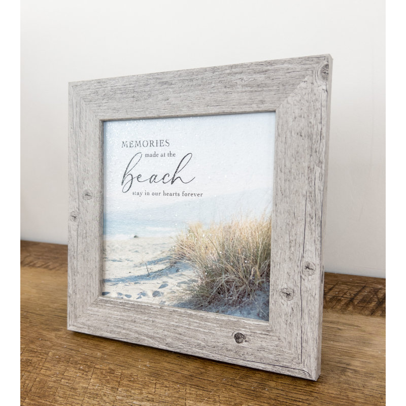 «Memories Made at the Beach», impression sur cadre photo