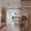 Solid Wood Flush Mounted Sconce