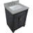 25'' Single Bathroom Vanity with Granite Top-2104954598