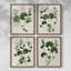 «Forest Foliage on Linen I», reproduction encadrée - ensemble de 4-329362035-329362034