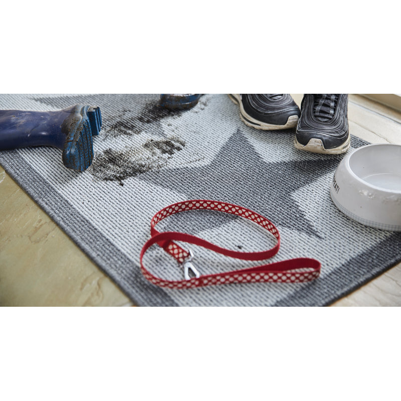 My Utility Star Kitchen Mat, Silver, Rectangle 67 x 100 cm
