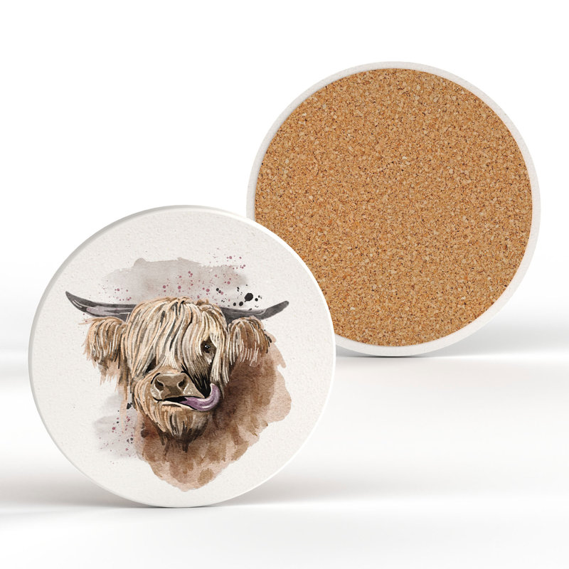 Ceramic Round 1 Piece Coaster