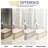 33"Compression Chenille Memory Foam Accent Chair And Ottoman Set - Armless Frameless Lounger Sofa with Deep Seat No Assembly Required-126868140