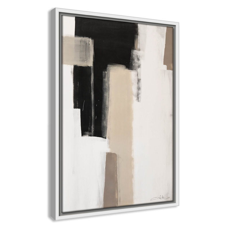 Calvin Giverny Earth Scapes I Print, Cadre flottant blanc, Pas de tapis, H 19,5 po x l 13,5 po x P 2 po