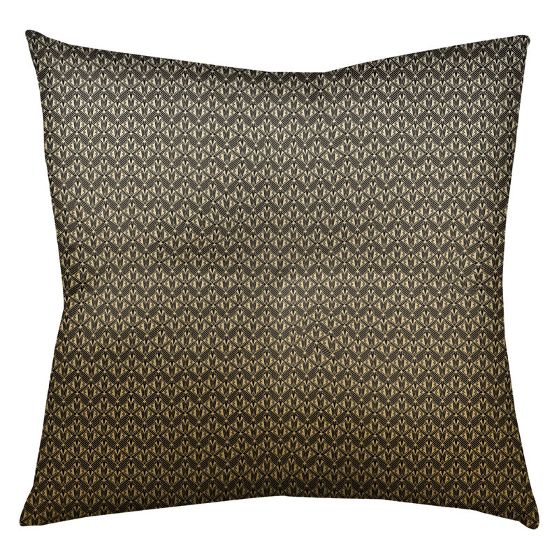 Coussin de sol Katelyn Elizabeth, 26 po x 26 po, Chocolat / Beige