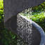 Outdoor Waterfall Fountain with Lights-1880479885