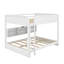 Lit superposé grand sur grand avec armoires et ports USB-107282377