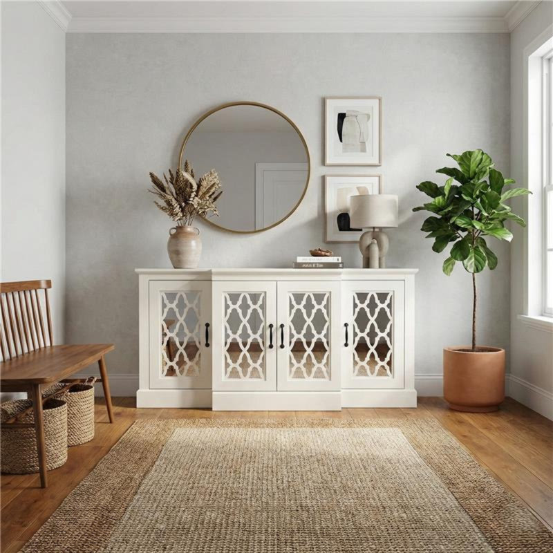 Chessani Wide Accent Sideboard, Ivory