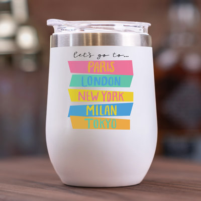 Let's Go Travel 11 oz. Wine Tumbler