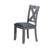 Carla 7Pc Dining Table Set 6 Chairs, Nailhead Trim, Farmhouse Gray Wood-117559217