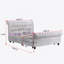 Grand lit de rangement tapissier Hartfried