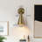 Industrial Bronze Wall Sconce, 12" Height Cone Shade - Vintage Iron Fixture for Hallway, Entryway or Cafe